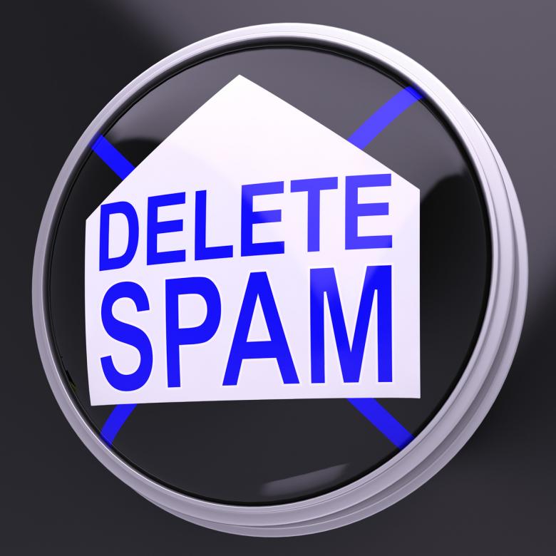 Free stock image of Delete Spam Shows Unwanted Undesired Trash Mail created by Stuart Miles