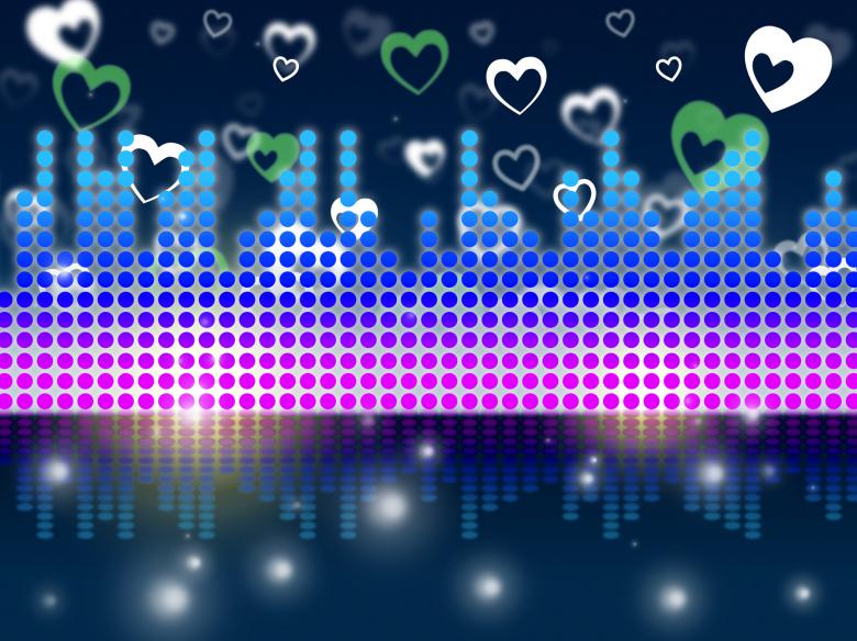 Free stock image of Soundwaves Background Means DJ Singer Or Instruments created by Stuart Miles