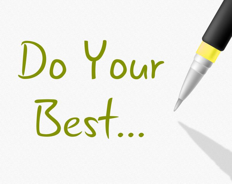 Free stock image of Do Your Best Represents Try Hard And Attempting created by Stuart Miles