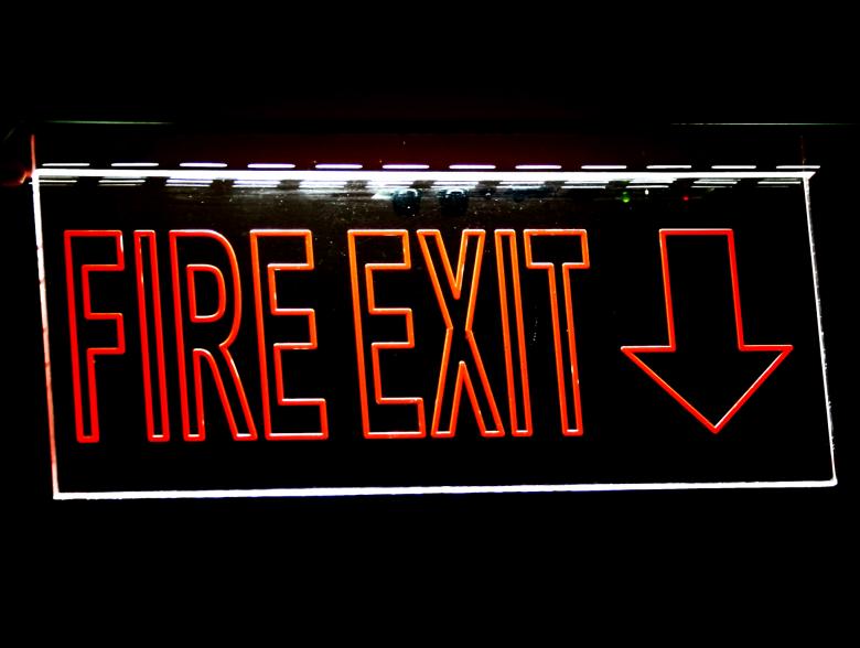 Free stock image of Fire Exit Sign For Emergency created by Stuart Miles