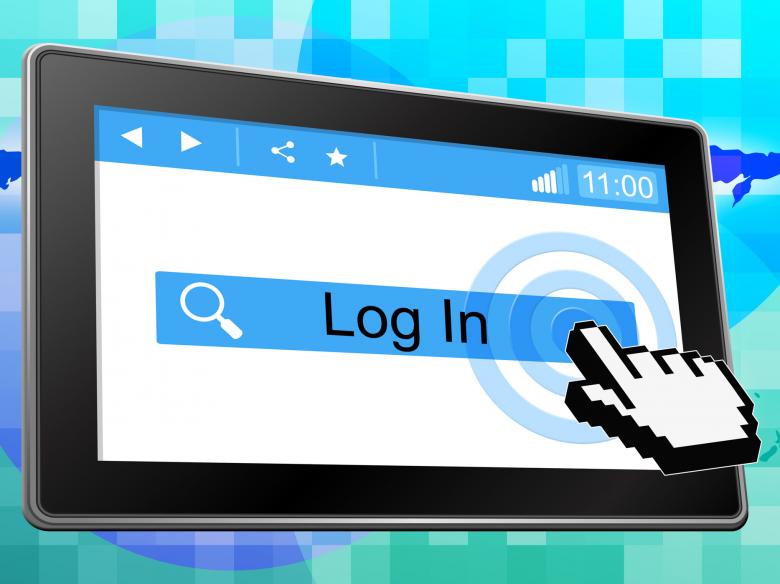 Free stock image of Log In Means World Wide Web And Internet created by Stuart Miles