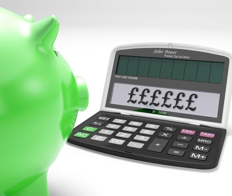 Free stock image of Pounds Calculator Shows UK Interest On Wealth created by Stuart Miles