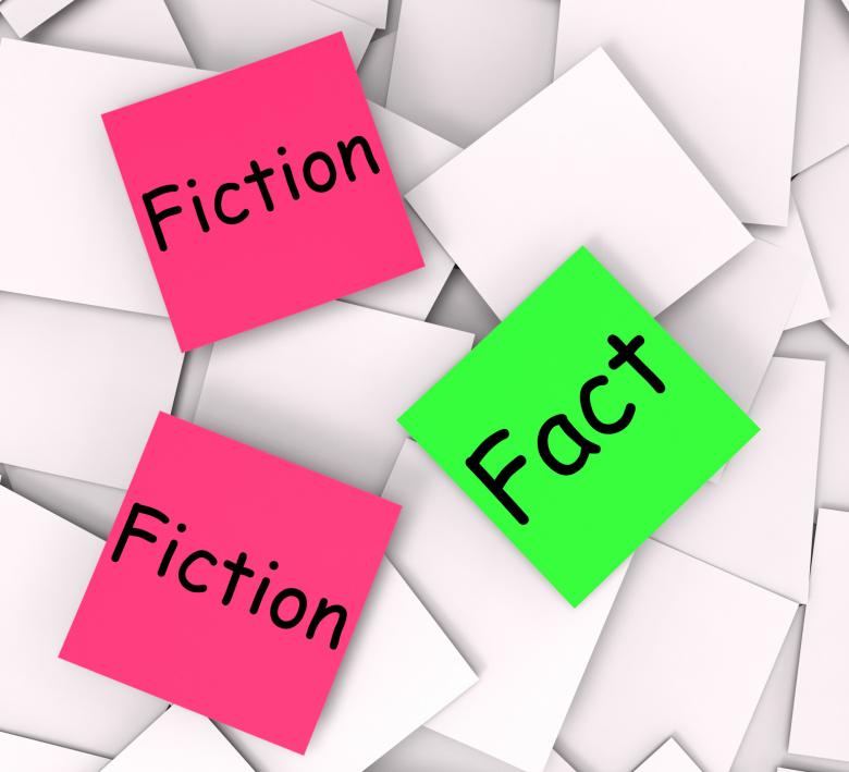 Free stock image of Fact Fiction Post-It Notes Mean Correct Or Falsehood created by Stuart Miles