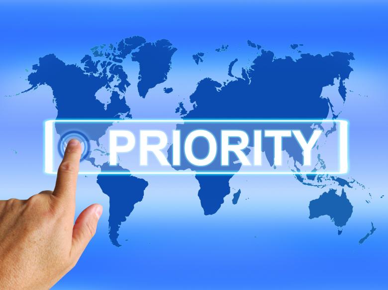 Free stock image of Priority Map Shows Superiority or Preference in Importance Internation created by Stuart Miles