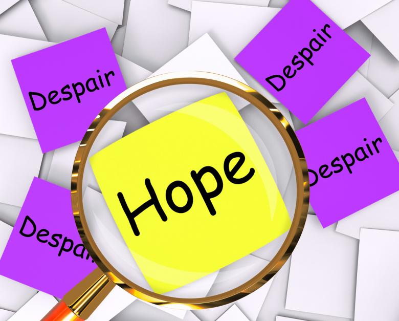 Free stock image of Hope Despair Post-It Papers Show Longing And Desperation created by Stuart Miles