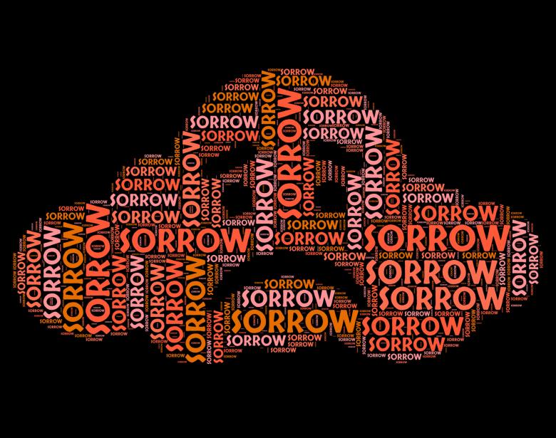 Free stock image of Sorrow Word Represents Broken Hearted And Depressed created by Stuart Miles
