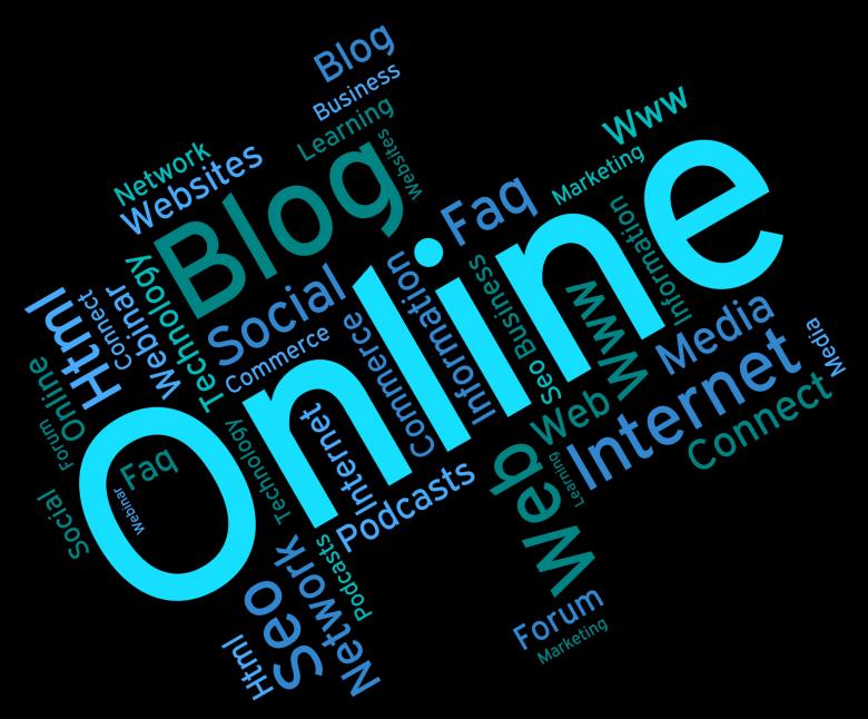 Free stock image of Online Word Shows World Wide Web And Net created by Stuart Miles
