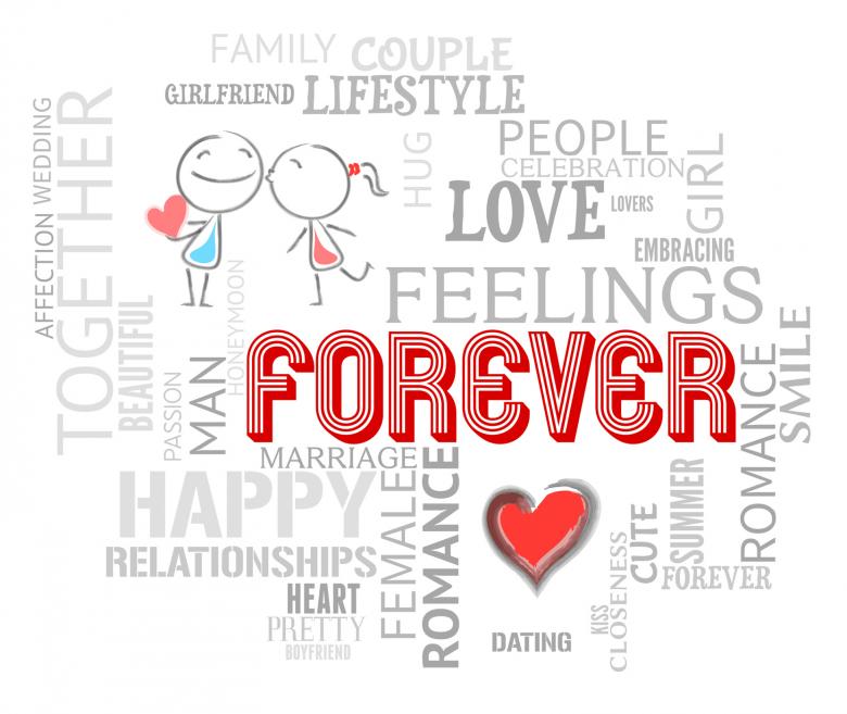 Free stock image of Forever Words Indicates Find Love And Always created by Stuart Miles