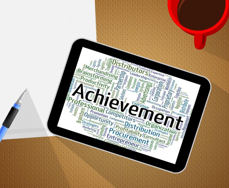 Free stock image of Achievement Word Means Words Achieving And Attainment created by Stuart Miles