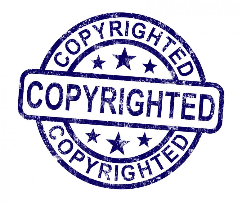 Free stock image of Copyrighted Stamp Showing Patent Or Trademark created by Stuart Miles