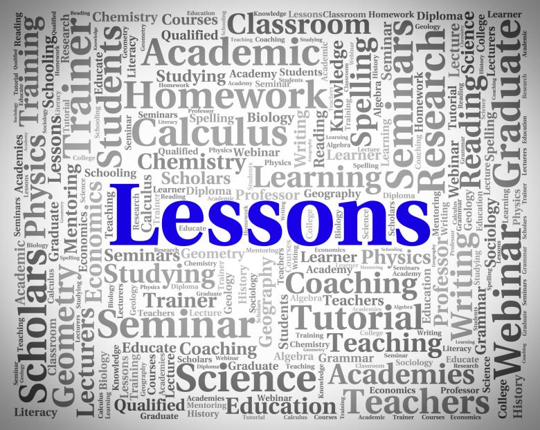 Free stock image of Lessons Word Indicates Seminar Words And Classes created by Stuart Miles