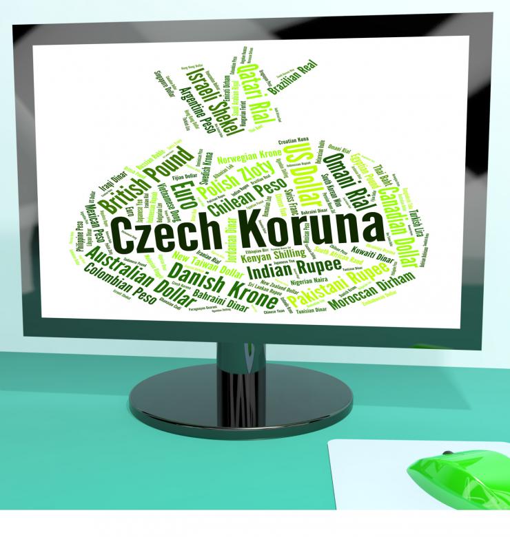 Free stock image of Czech Koruna Indicates Exchange Rate And Banknotes created by Stuart Miles
