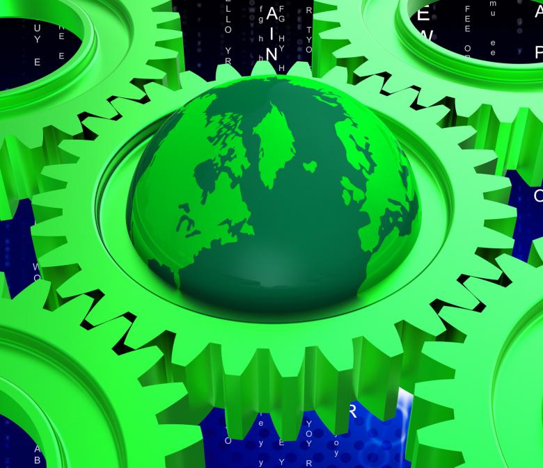 Free stock image of Network Computer Represents Global Communications And Computing created by Stuart Miles