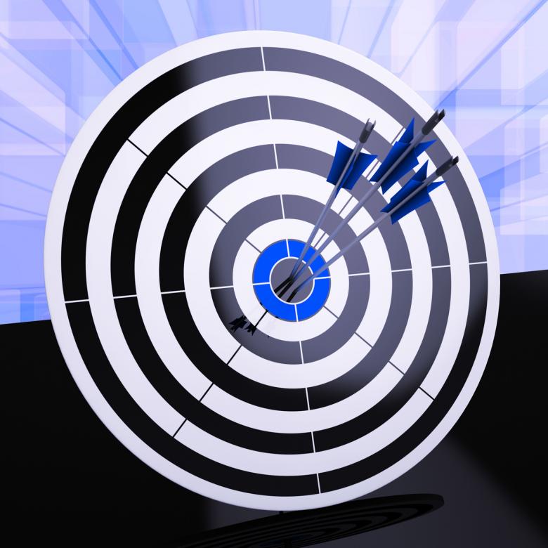 Free stock image of Triple Dart Shows Winning Strategy And Excellence created by Stuart Miles