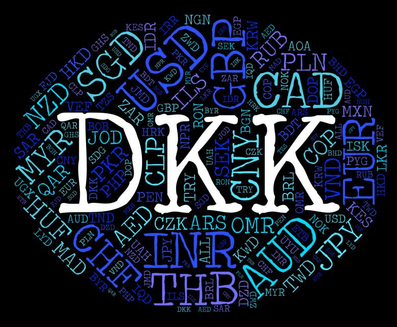 Free stock image of Dkk Currency Indicates Foreign Exchange And Denmark created by Stuart Miles