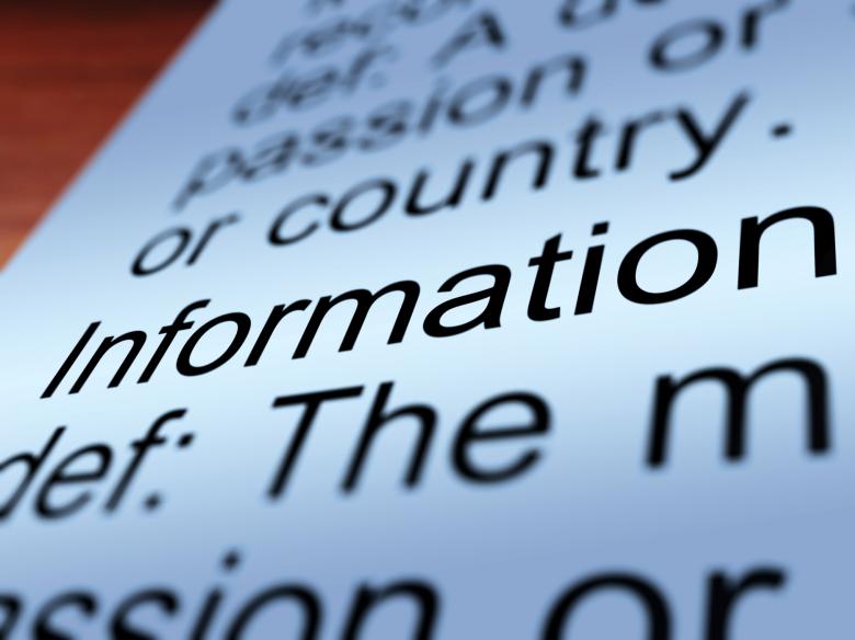 Free stock image of Information Definition Closeup Showing Knowledge created by Stuart Miles