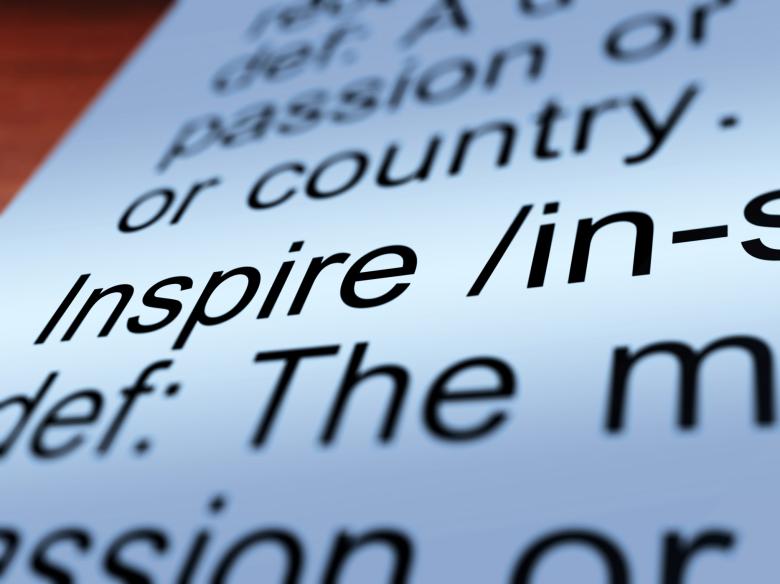 Free stock image of Inspire Definition Closeup Showing Encouragement created by Stuart Miles