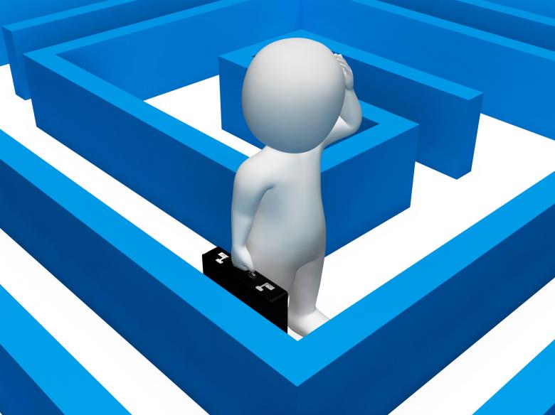 Free stock image of Character Lost Shows Decision Making And Adversity 3d Rendering created by Stuart Miles