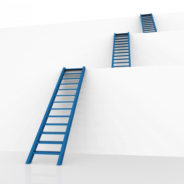 Free stock image of Ladders Vision Represents Conquering Adversity And Aspire created by Stuart Miles