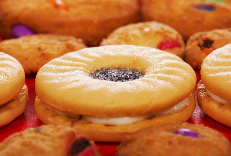 Free stock image of Jam And Cream Filled Biscuits created by Stuart Miles