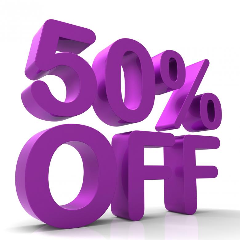 Free stock image of Fifty Percent Off Indicates Closeout Save And Clearance created by Stuart Miles