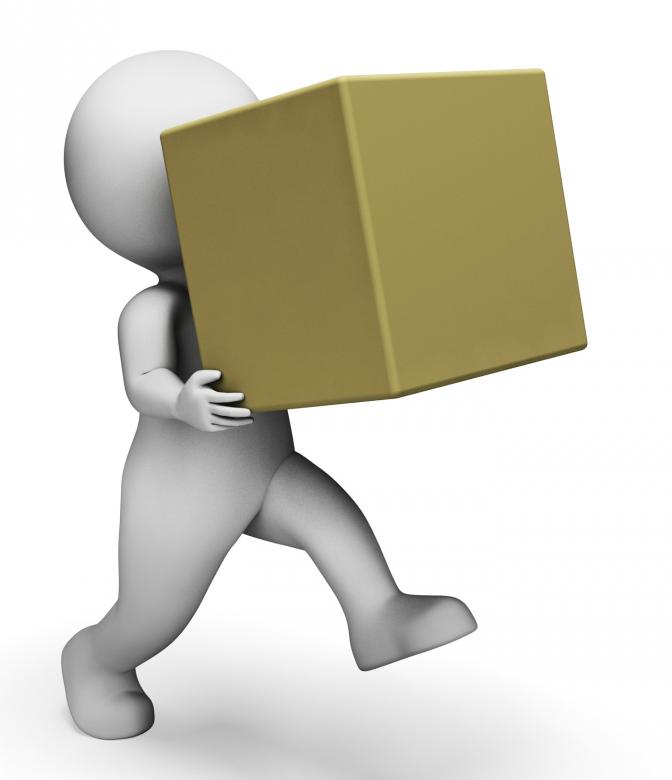 Free stock image of Character Box Represents Delivery Delivering And Products 3d Rendering created by Stuart Miles