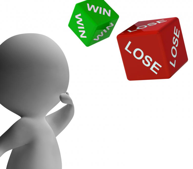 Free stock image of Win Lose Dice Shows Gambling created by Stuart Miles
