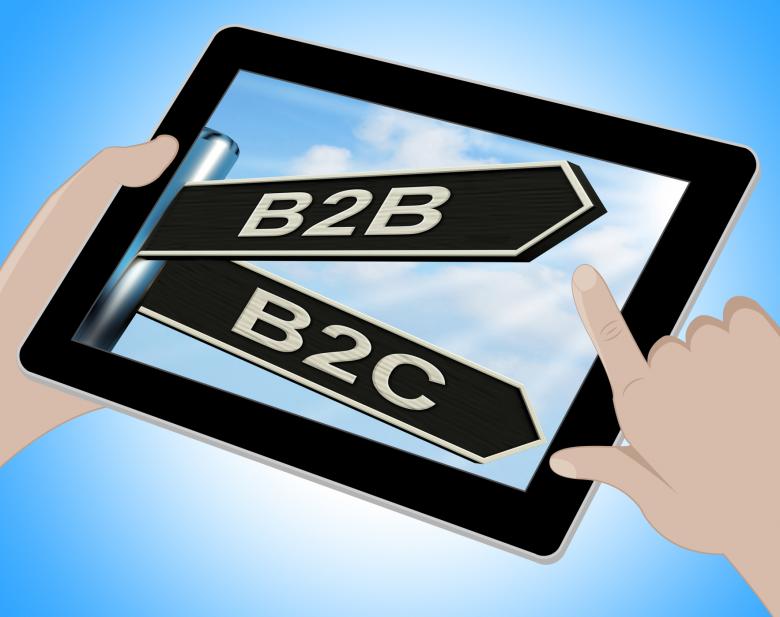 Free stock image of B2B B2C Tablet Means Business Partnership And Relationship With Consum created by Stuart Miles