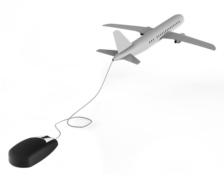 Free stock image of Online Flights Represents World Wide Web And Aeroplane created by Stuart Miles