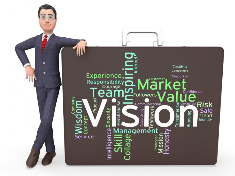 Free stock image of Vision Word Shows Aim Objectives And Aspirations created by Stuart Miles