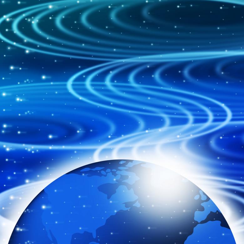 Free stock image of Blye Rippling Background Means Ripples Circles And Earth created by Stuart Miles