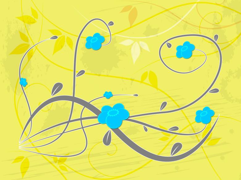 Free stock image of Background Yellow Indicates Florist Flowers And Template created by Stuart Miles