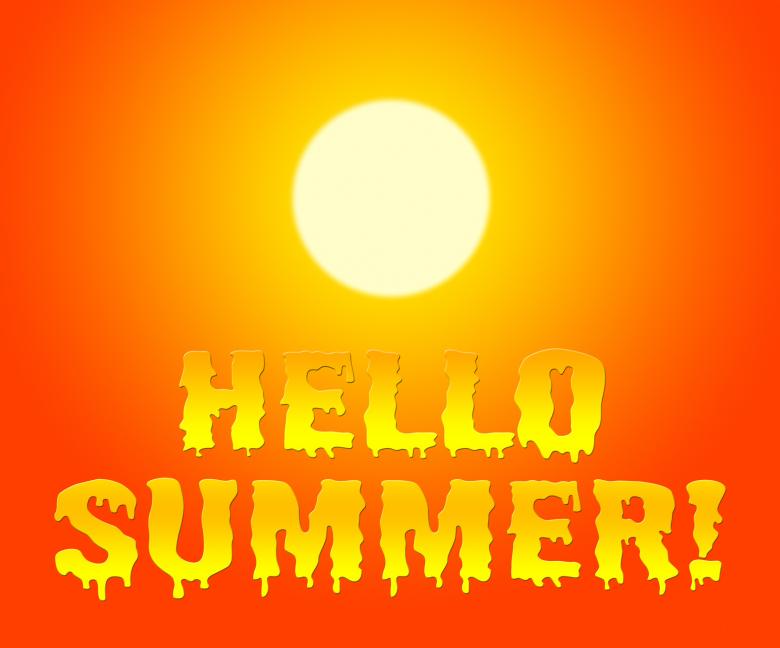 Free stock image of Hello Summer Shows At The Moment And Currently created by Stuart Miles