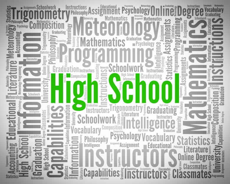 Free stock image of High School Means Academies Text And Words created by Stuart Miles