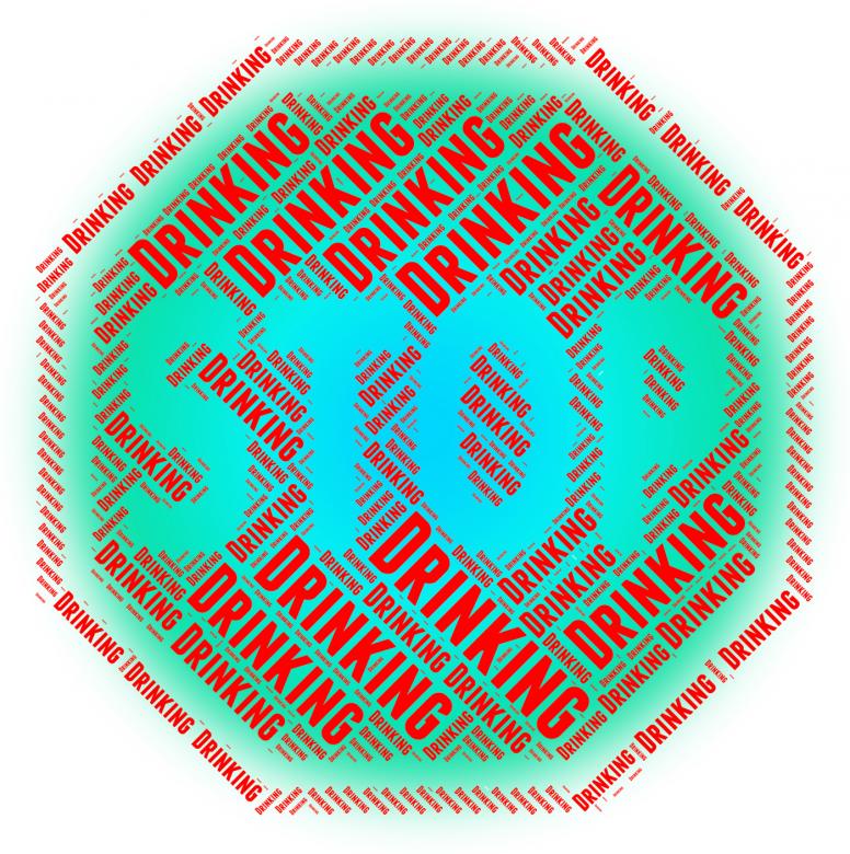 Free stock image of Stop Drinking Alcohol Means Rolling Drunk And Caution created by Stuart Miles