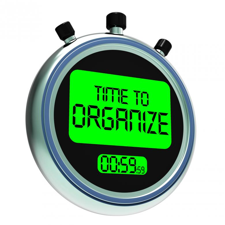Free stock image of Time To Organize Message Shows Managing Or Organizing created by Stuart Miles