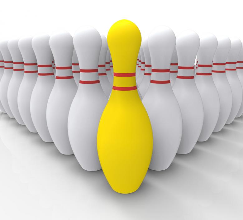 Free stock image of Vision Bowling Skittles Shows Achieving created by Stuart Miles
