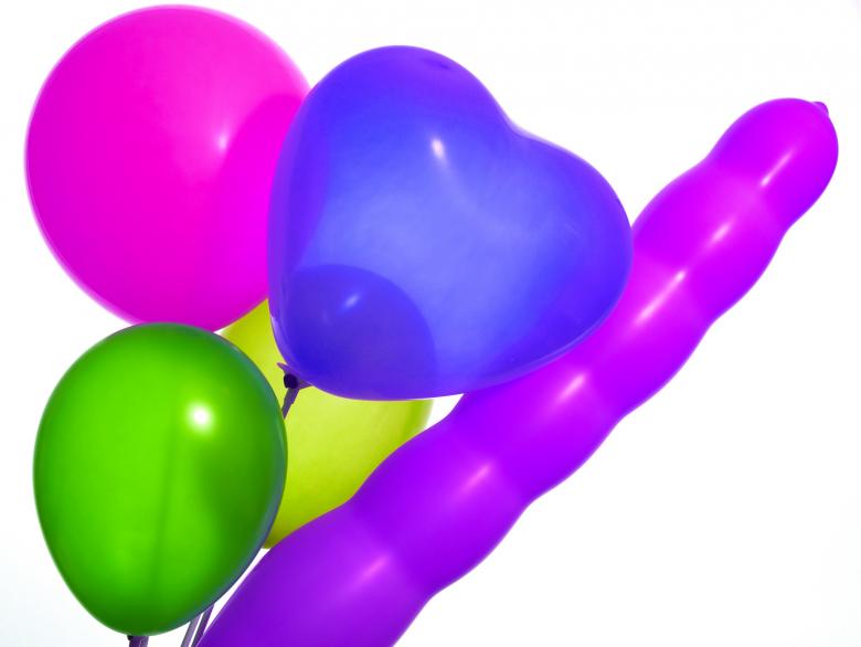 Free stock image of Colorful Party Balloons created by Stuart Miles