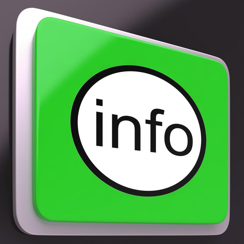Free stock image of Info Button Shows Customer Support created by Stuart Miles