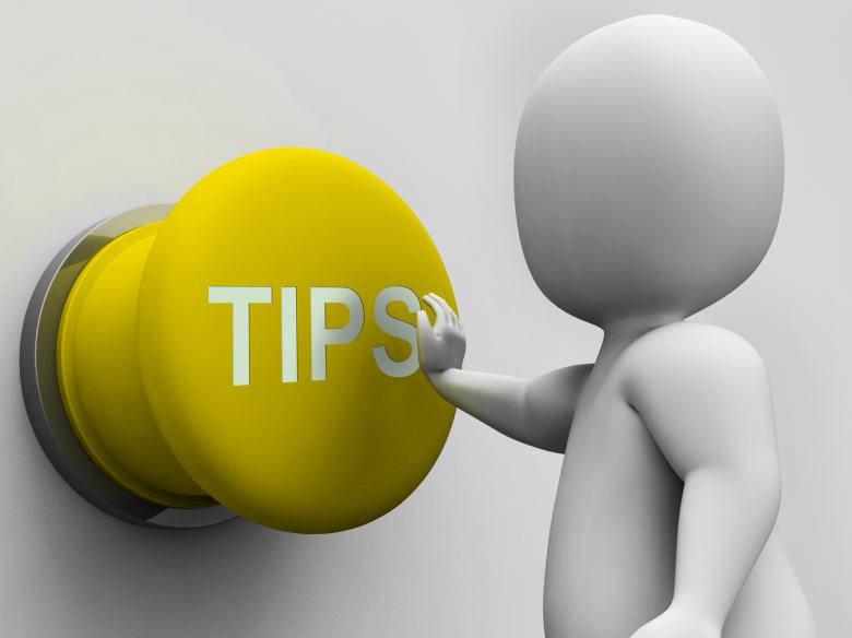 Free stock image of Tips Button Shows Hints Guidance And Advice created by Stuart Miles