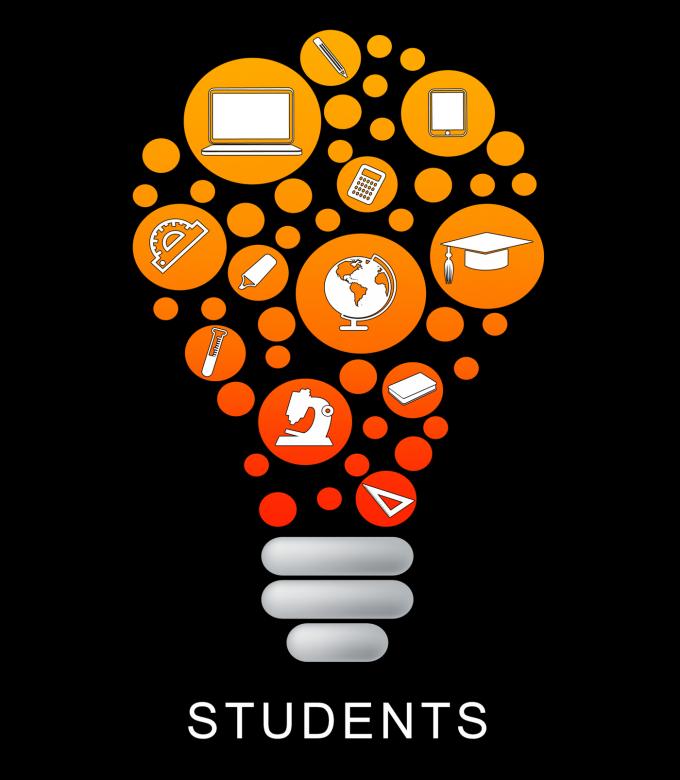 Free stock image of Students Lightbulb Indicates Power Source And Bright created by Stuart Miles