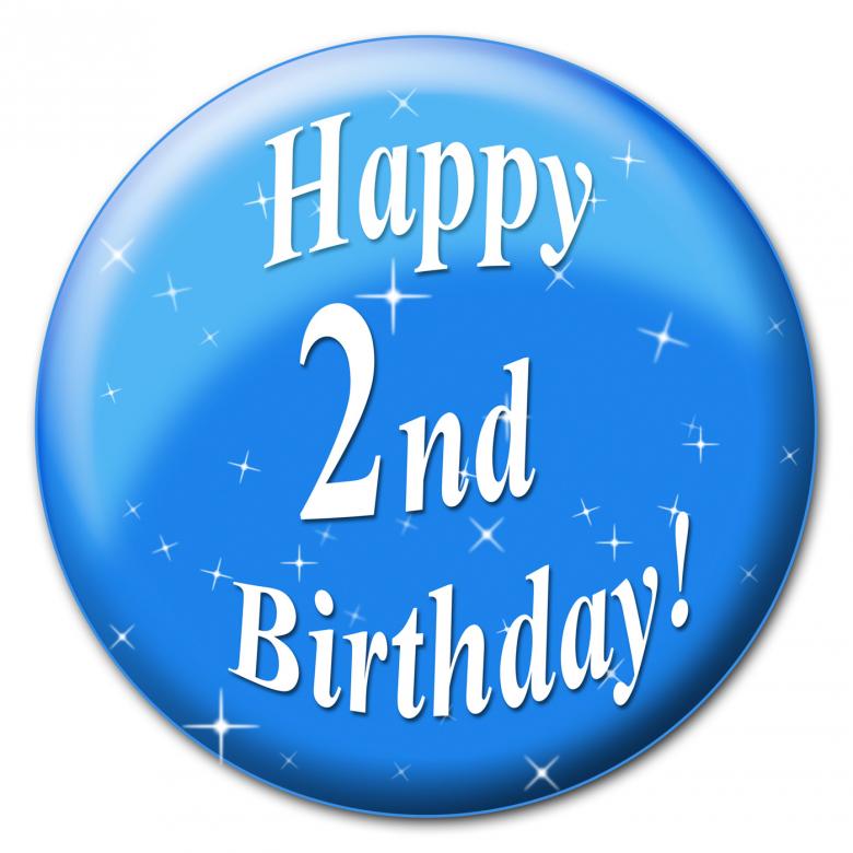 Free stock image of Happy Second Birthday Indicates Happiness Congratulation And Party created by Stuart Miles