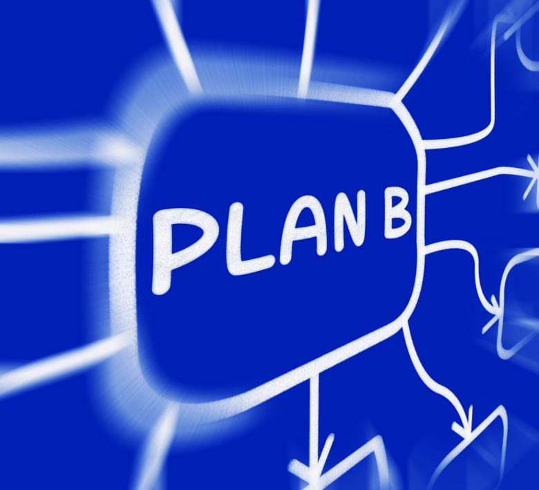 Free stock image of Plan B Diagram Displays Substitute Or Alternative created by Stuart Miles