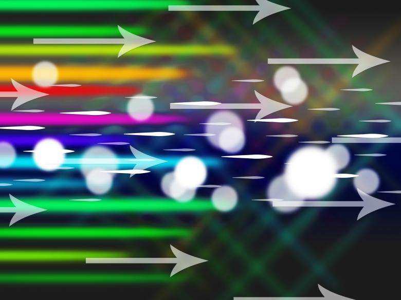 Free stock image of Colorful Arrows Background Means Net Traffic And Bytes created by Stuart Miles