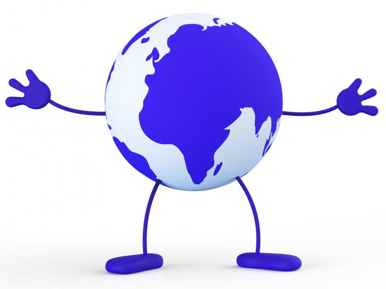 Free stock image of Character World Means Earth Globally And Worldly created by Stuart Miles