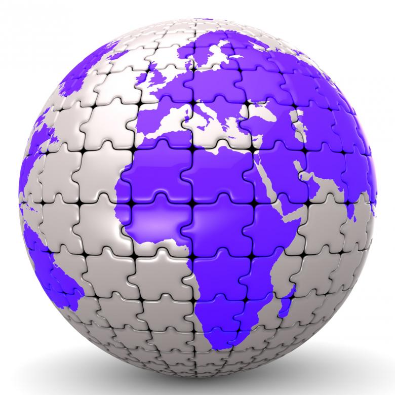 Free stock image of Globe World Means Jigsaw Puzzle And Global created by Stuart Miles