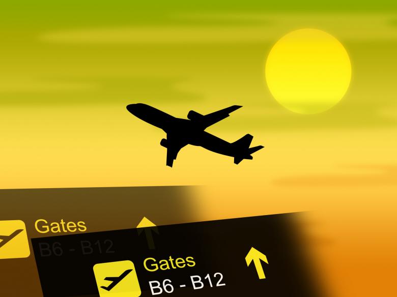 Free stock image of Flight Vacation Shows Vacationing Transportation And Flights created by Stuart Miles