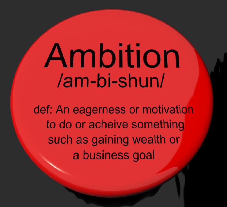 Free stock image of Ambition Definition Button Showing Aspirations Motivation And Drive created by Stuart Miles
