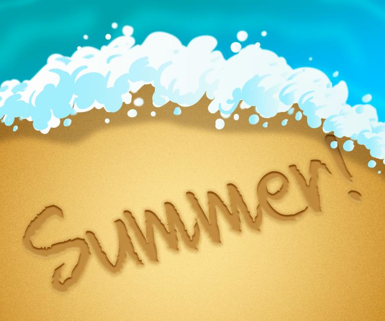 Free stock image of Summer Beach Means Summertime Vacation 3d Illustration created by Stuart Miles