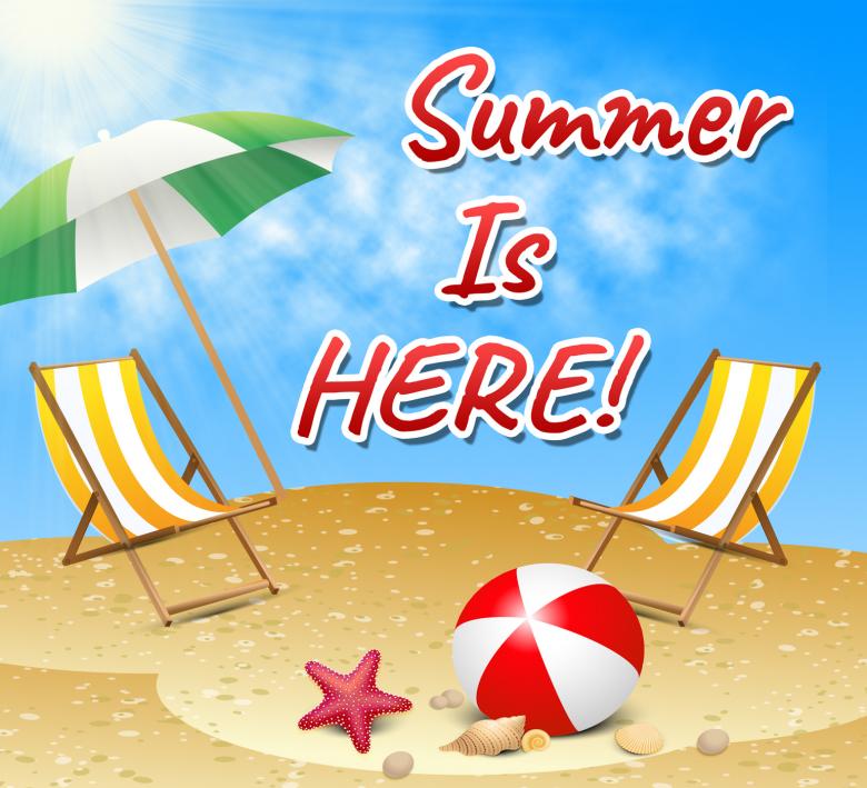 Free stock image of Summer Is Here Represents At Present And Beaches created by Stuart Miles